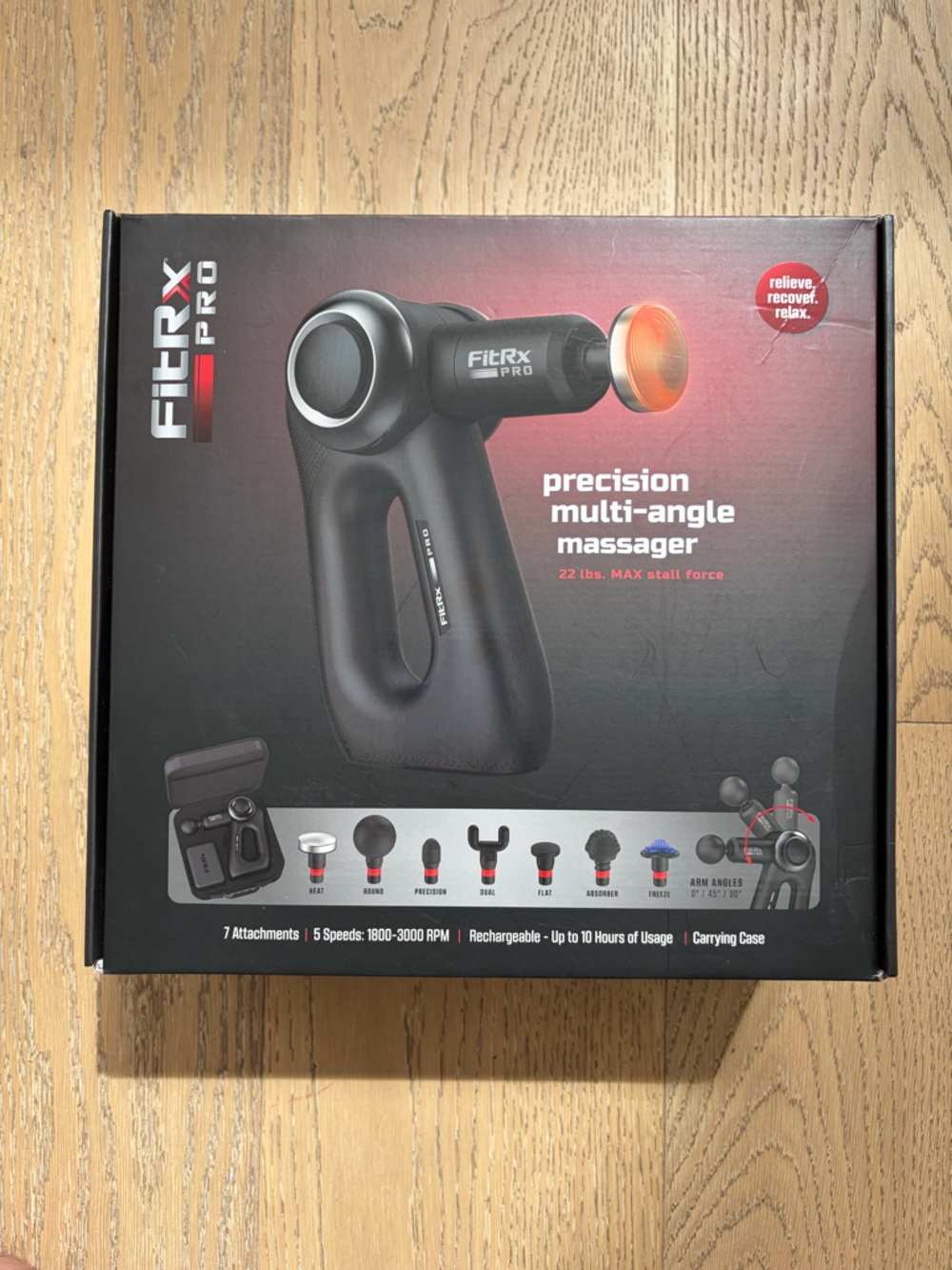 Black Precision Multi-Angle Massager